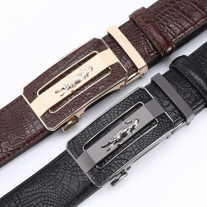 Ceinture de Costume Crocodile pour Homme Modèle Abaka - La Ceinturerie
