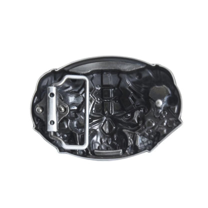 Boucle de Ceinture Tête de Mort Clown Modèle Sean - La Ceinturerie
