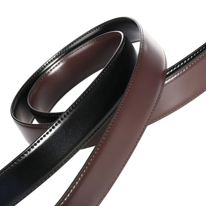 Lanière Ceinture 3.4 cm Boucles Ardillons Réversible Modèle Trevor - La Ceinturerie