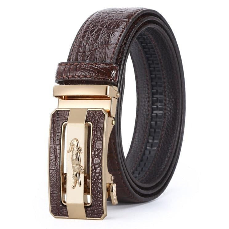 Ceinture de Costume Crocodile pour Homme Modèle Abaka - La Ceinturerie
