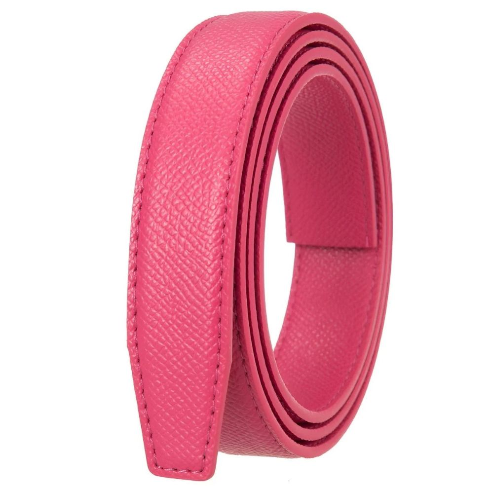 Lanière de Ceinture 2.4 cm Simili cuir Boucles Automatiques Femmes Modèle Evelyne︱La Ceinturerie