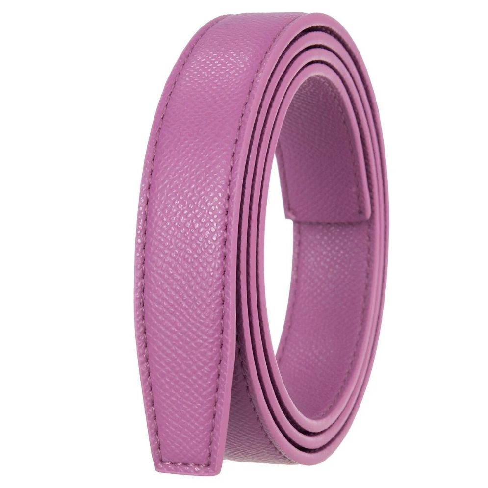 Lanière de Ceinture 2.4 cm Simili cuir Boucles Automatiques Femmes Modèle Evelyne︱La Ceinturerie