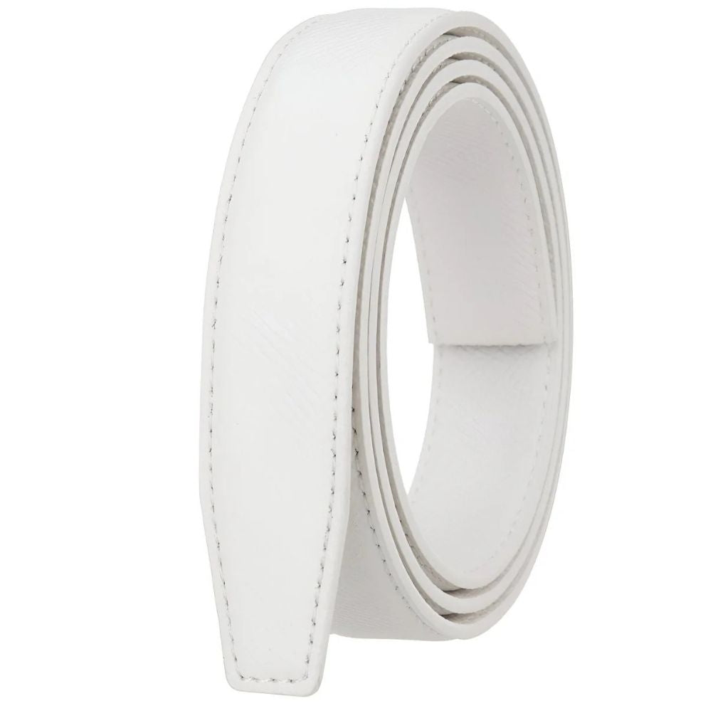 Lanière de Ceinture 2.4 cm Simili cuir Boucles Automatiques Femmes Modèle Evelyne︱La Ceinturerie
