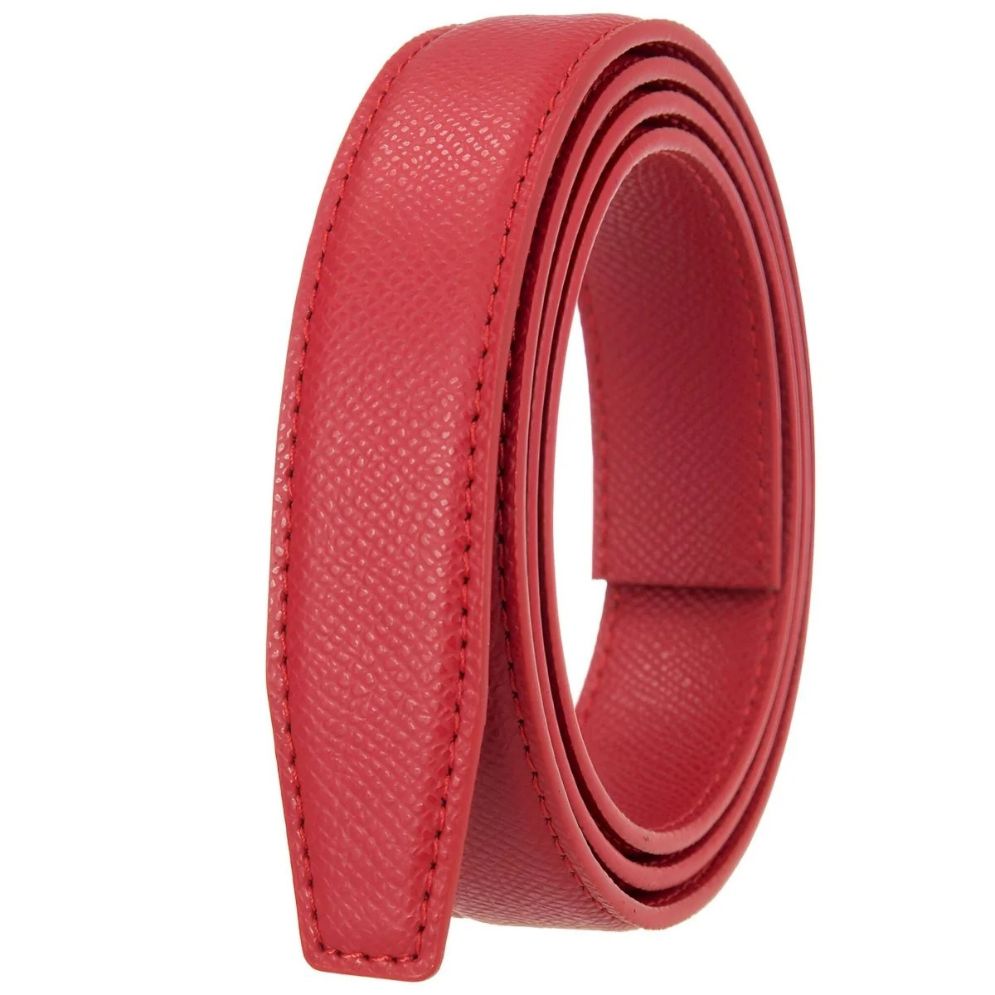 Lanière de Ceinture 2.4 cm Simili cuir Boucles Automatiques Femmes Modèle Evelyne︱La Ceinturerie