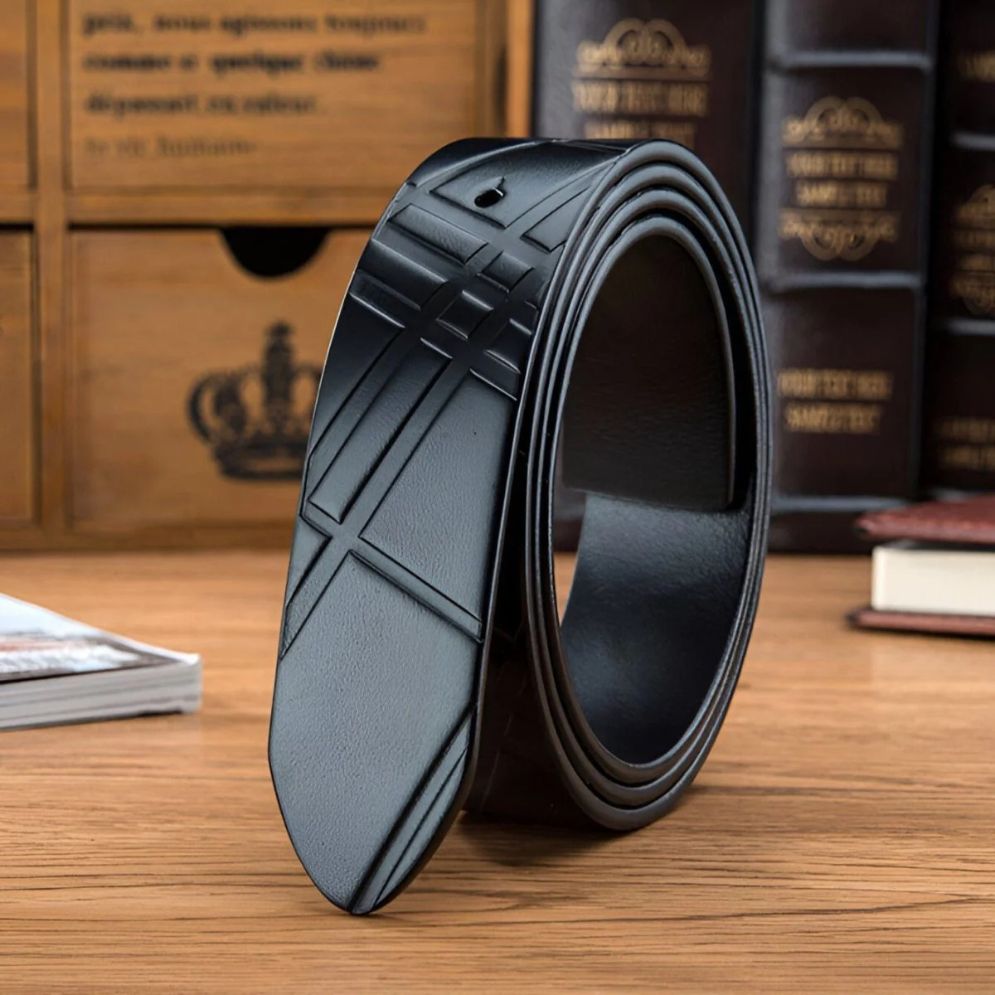 Lanière 3.4 cm Cuir Boucles Ardillons Modèle Saban - La Ceinturerie